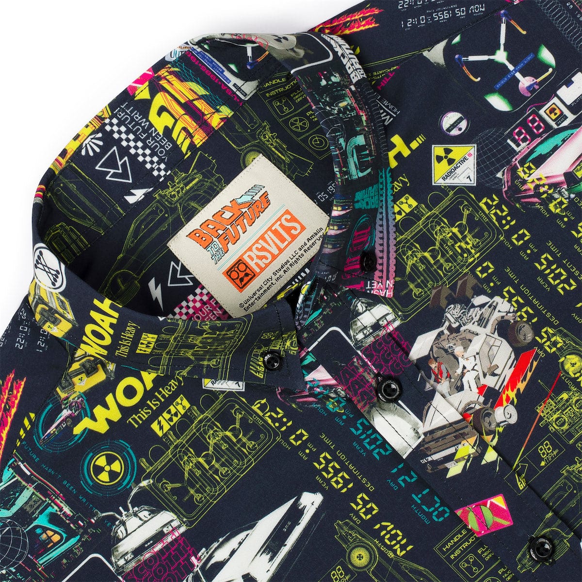 Back to the Future "Flux Overload" – KUNUFLEX Short Sleeve Shirt - Image 6