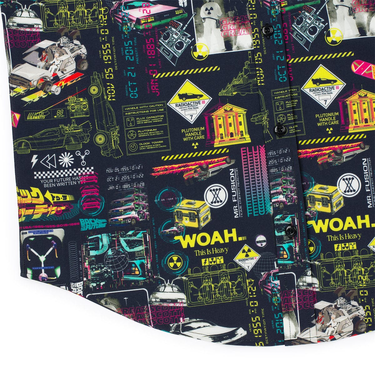Back to the Future "Flux Overload" – KUNUFLEX Short Sleeve Shirt - Image 7