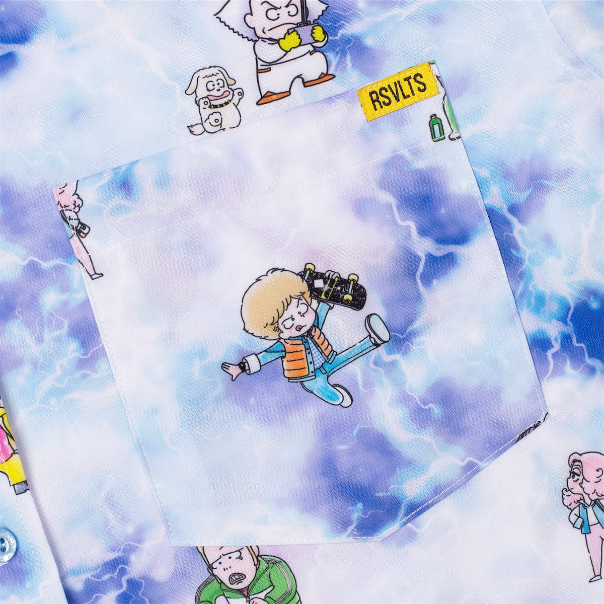 Back to the Future "Gigawatt Warriors" – KUNUFLEX Short Sleeve Shirt - Image 3