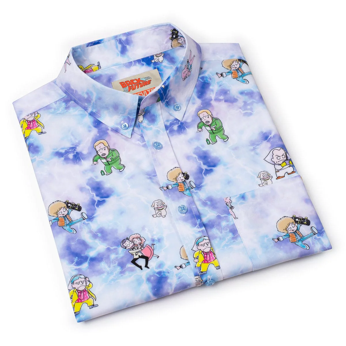 Back to the Future "Gigawatt Warriors" – KUNUFLEX Short Sleeve Shirt - Image 8
