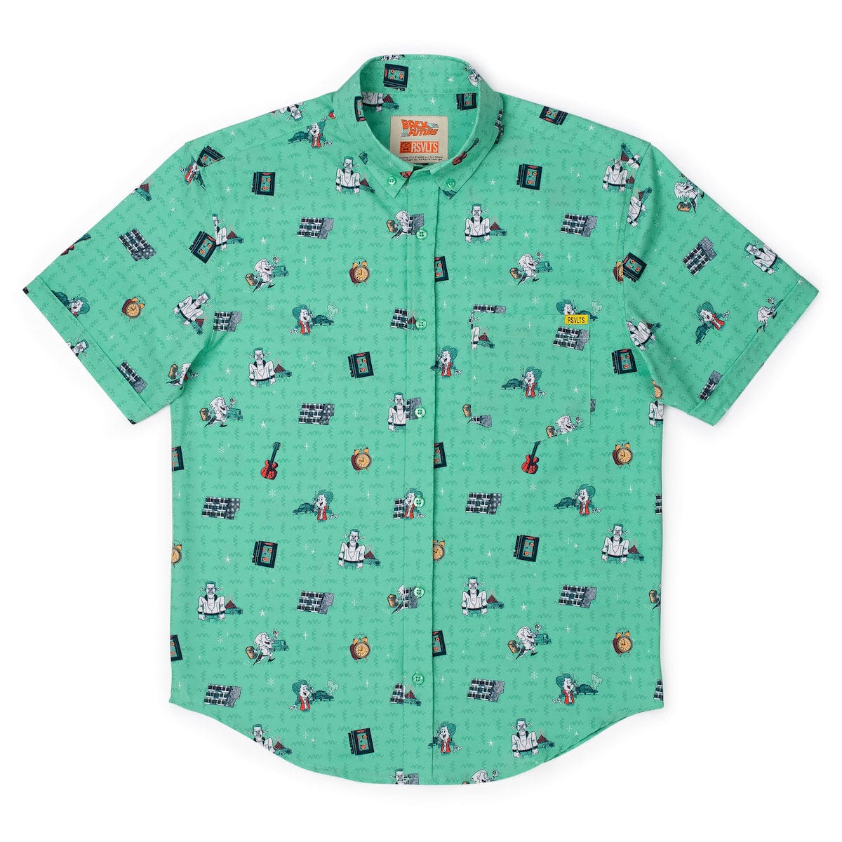 Back to the Future "Hill Valley Hijinks" – KUNUFLEX Short Sleeve Shirt - Image 5