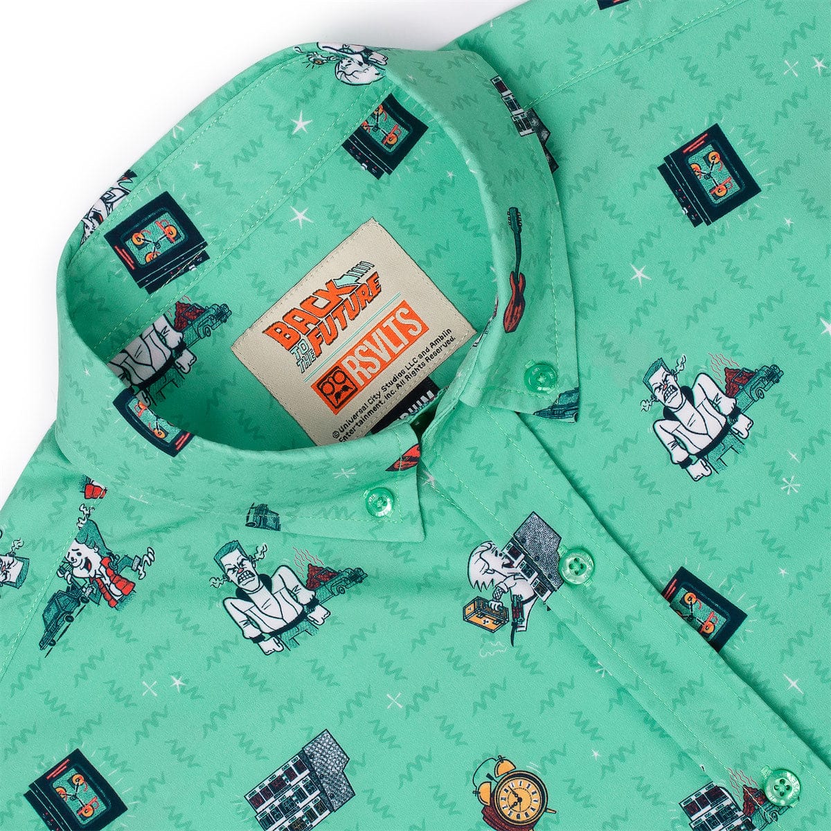 Back to the Future "Hill Valley Hijinks" – KUNUFLEX Short Sleeve Shirt - Image 6