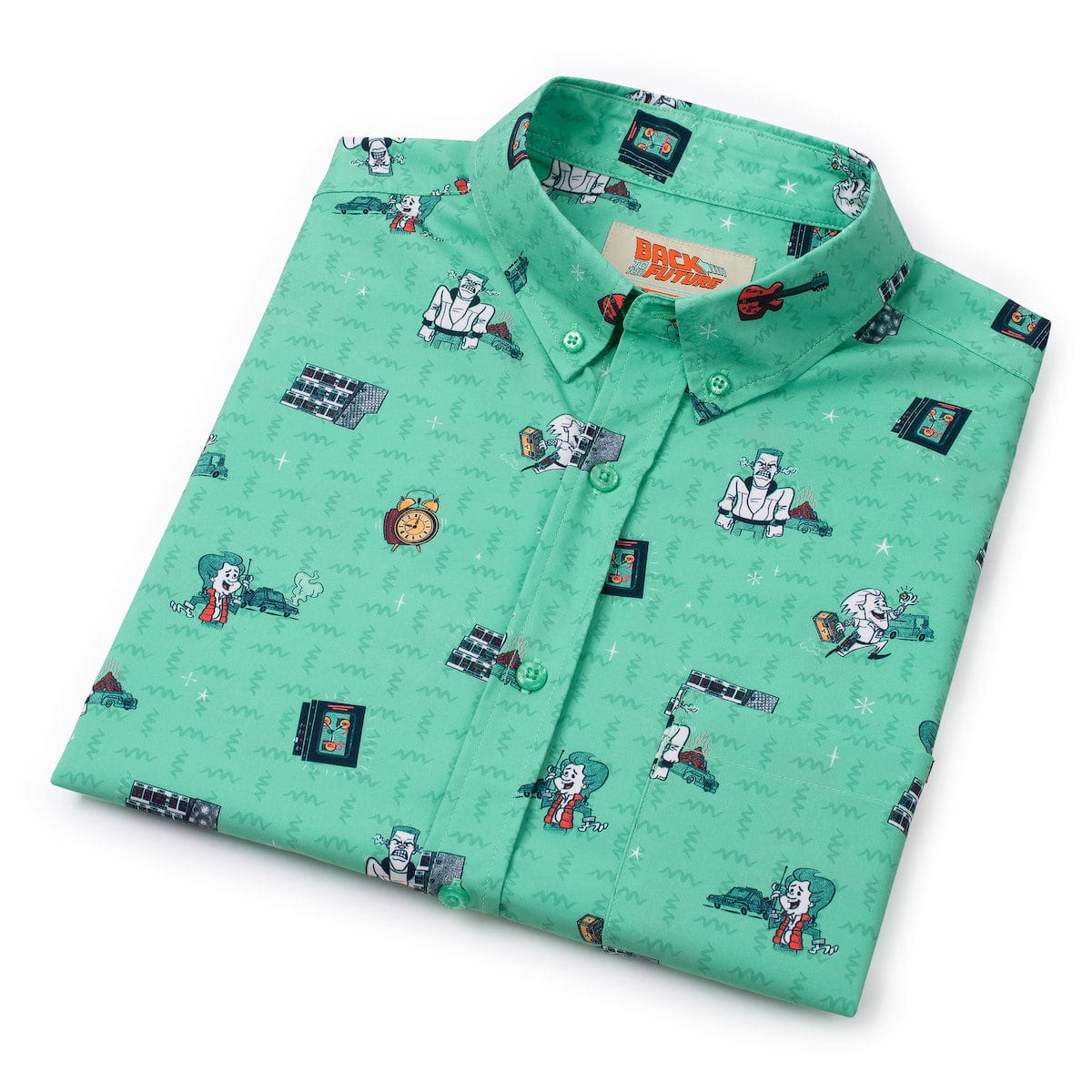 Back to the Future "Hill Valley Hijinks" – KUNUFLEX Short Sleeve Shirt - Image 8
