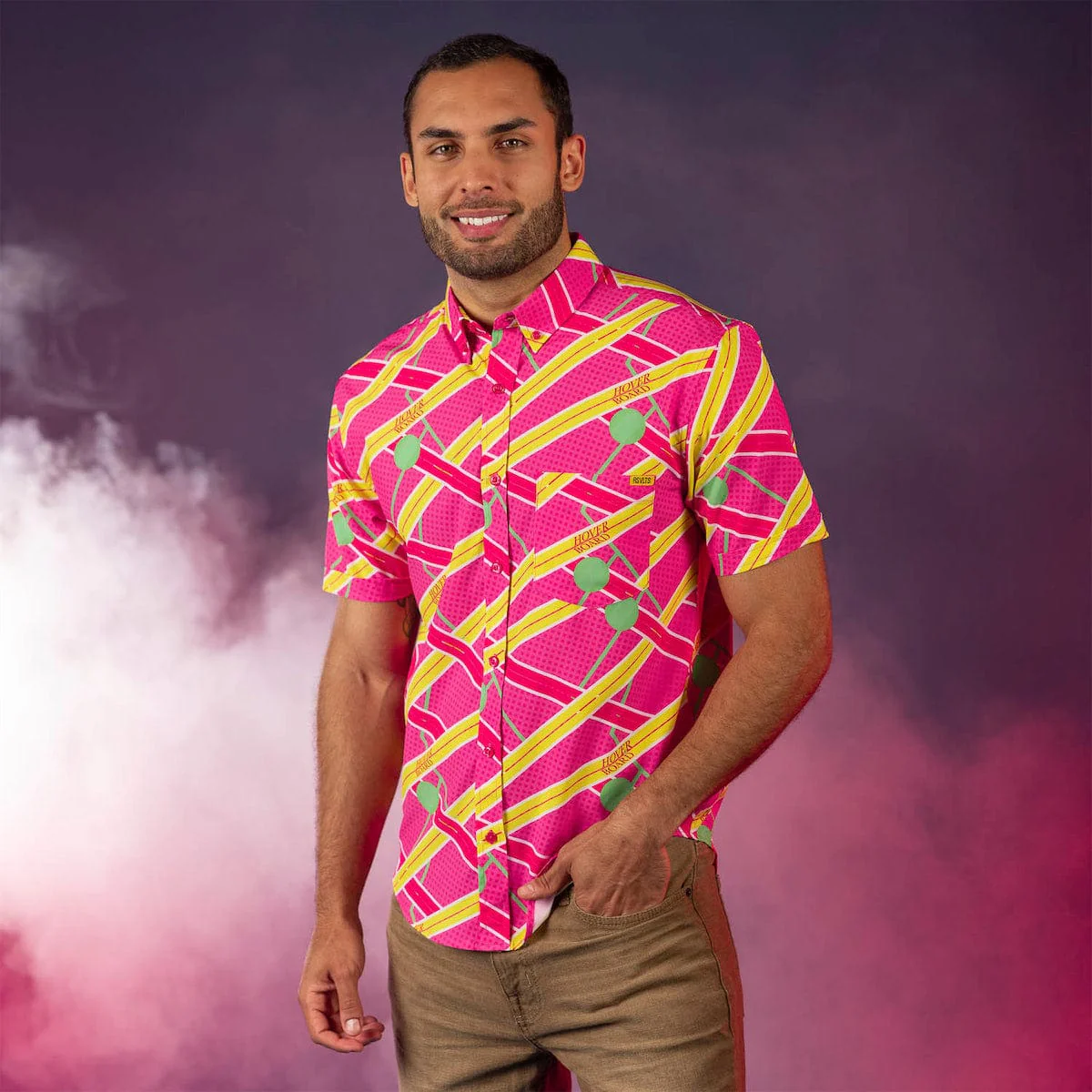 Back to the Future "Hoverboard Havoc" – KUNUFLEX Short Sleeve Shirt - Image 4