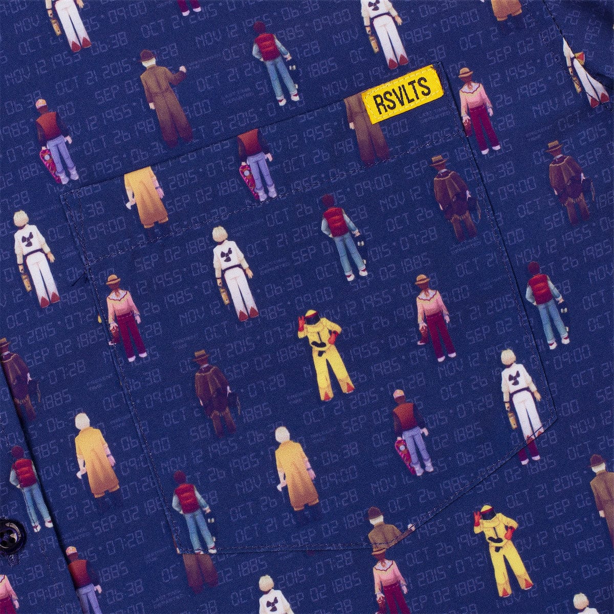 Back to the Future "Past. Present. Future." – KUNUFLEX Short Sleeve Shirt - Image 3