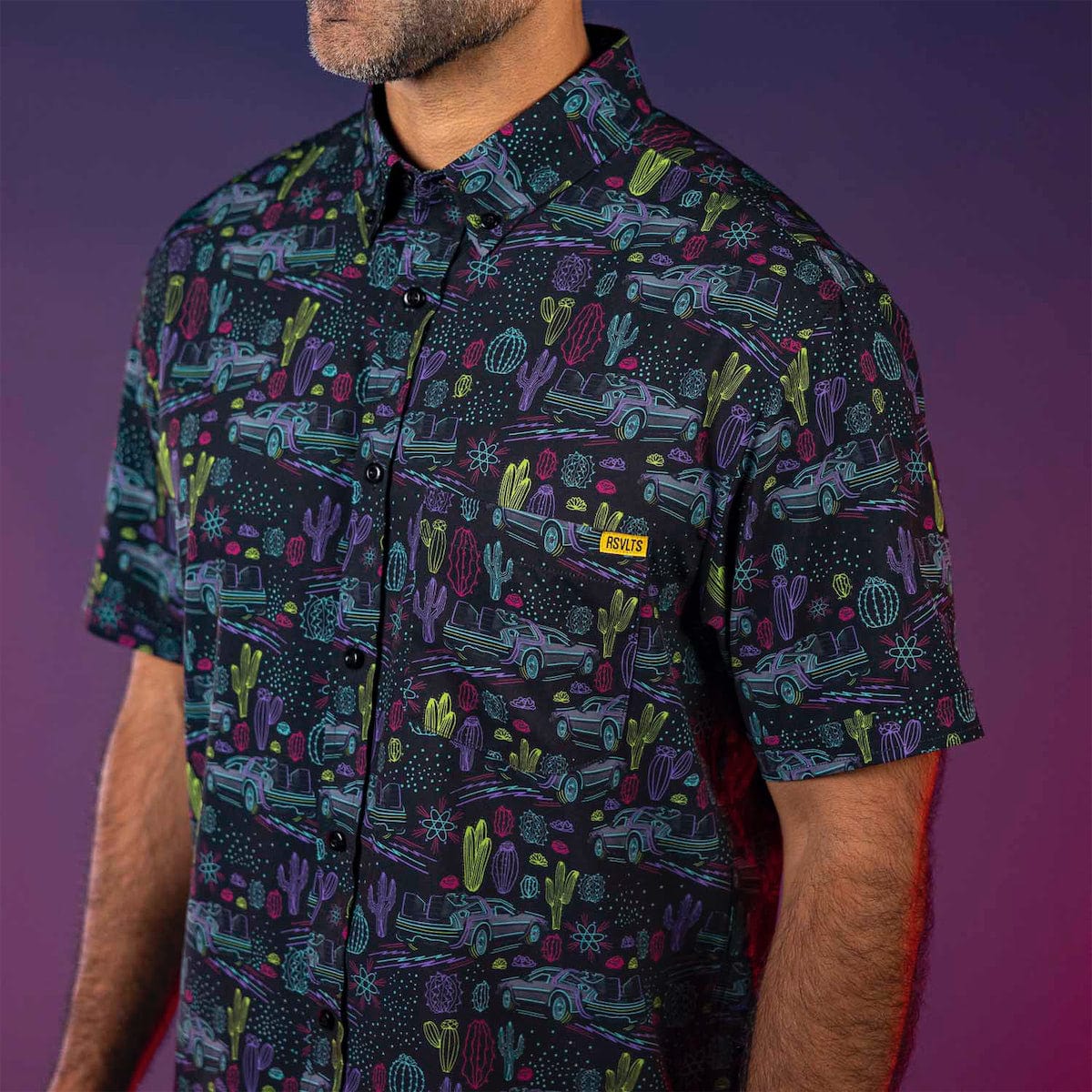 Back to the Future "Quantum Cowboys" – KUNUFLEX Short Sleeve Shirt - Image 4