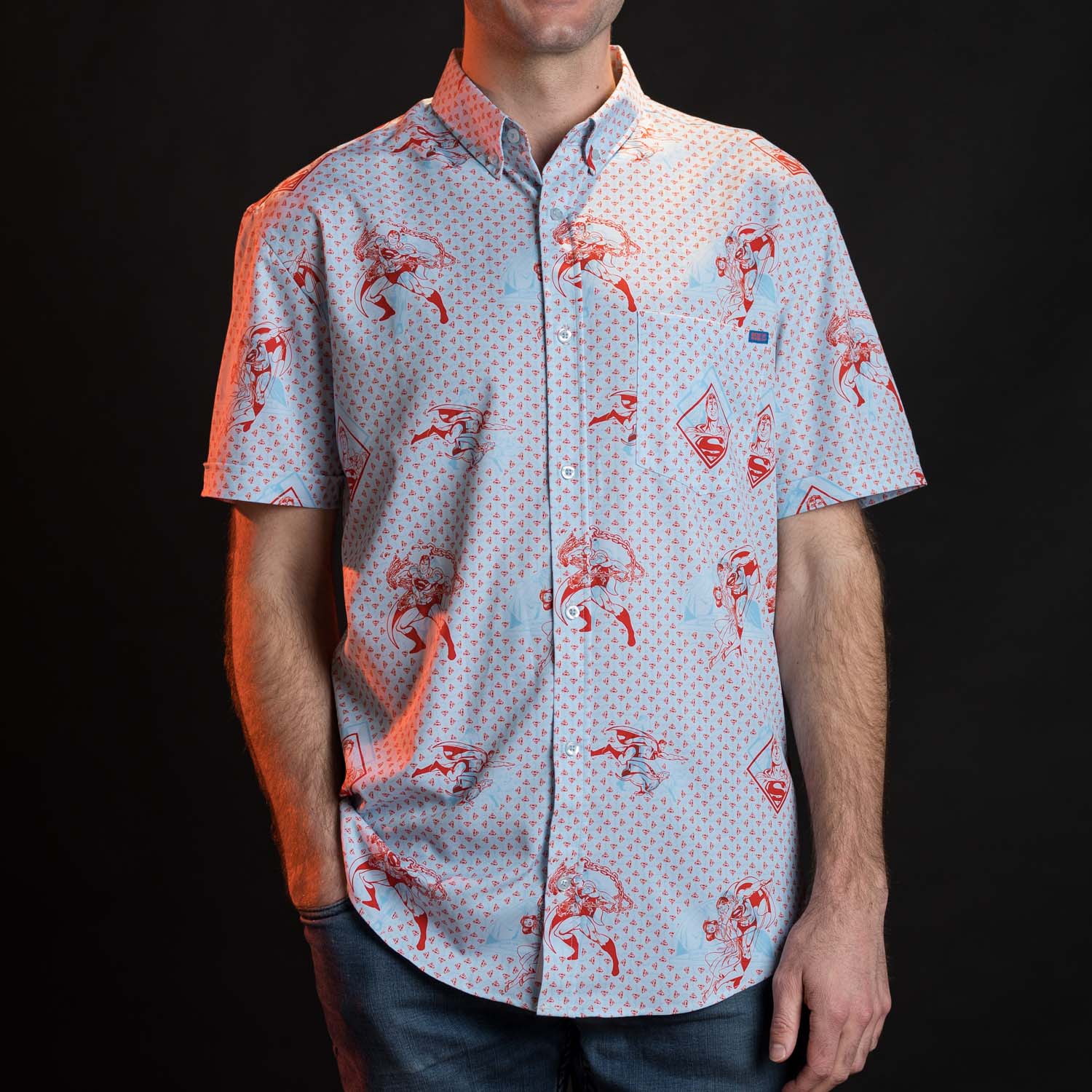 Superman™ "Beyond the Cape" – KUNUFLEX Short Sleeve Shirt - Image 5