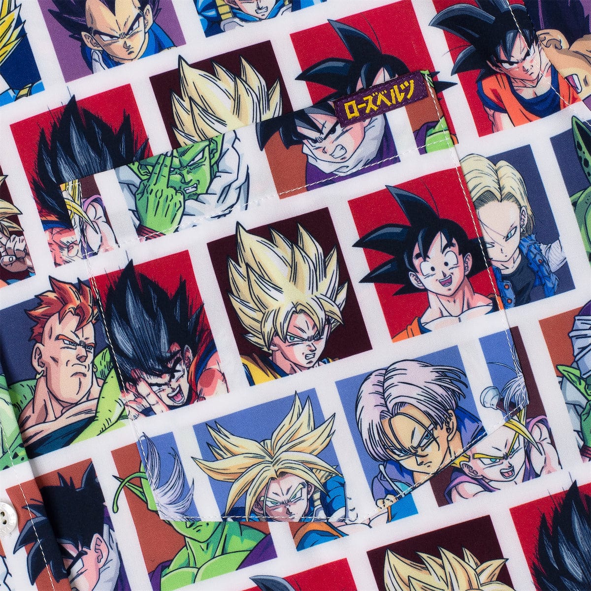 Dragon Ball Z "Heroes and Enemies" – KUNUFLEX Short Sleeve Shirt - Image 3