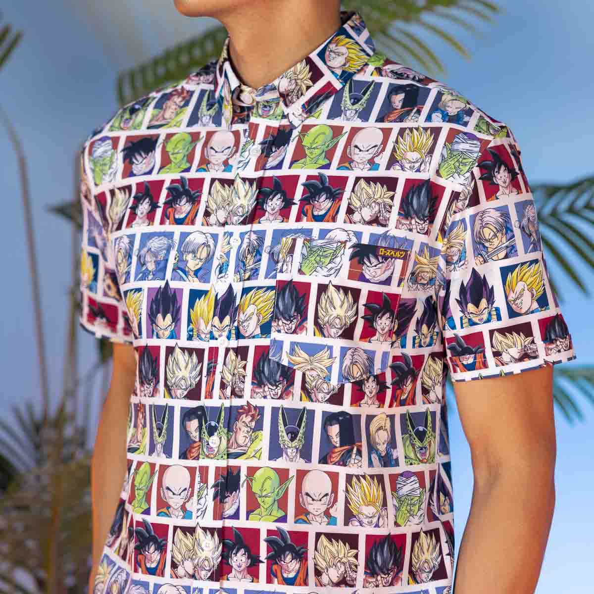 Dragon Ball Z "Heroes and Enemies" – KUNUFLEX Short Sleeve Shirt - Image 4