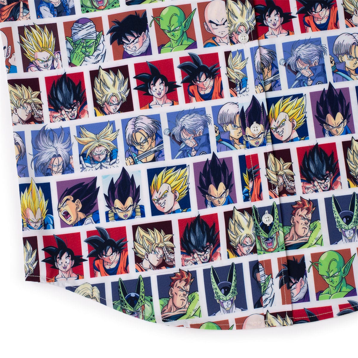 Dragon Ball Z "Heroes and Enemies" – KUNUFLEX Short Sleeve Shirt - Image 7