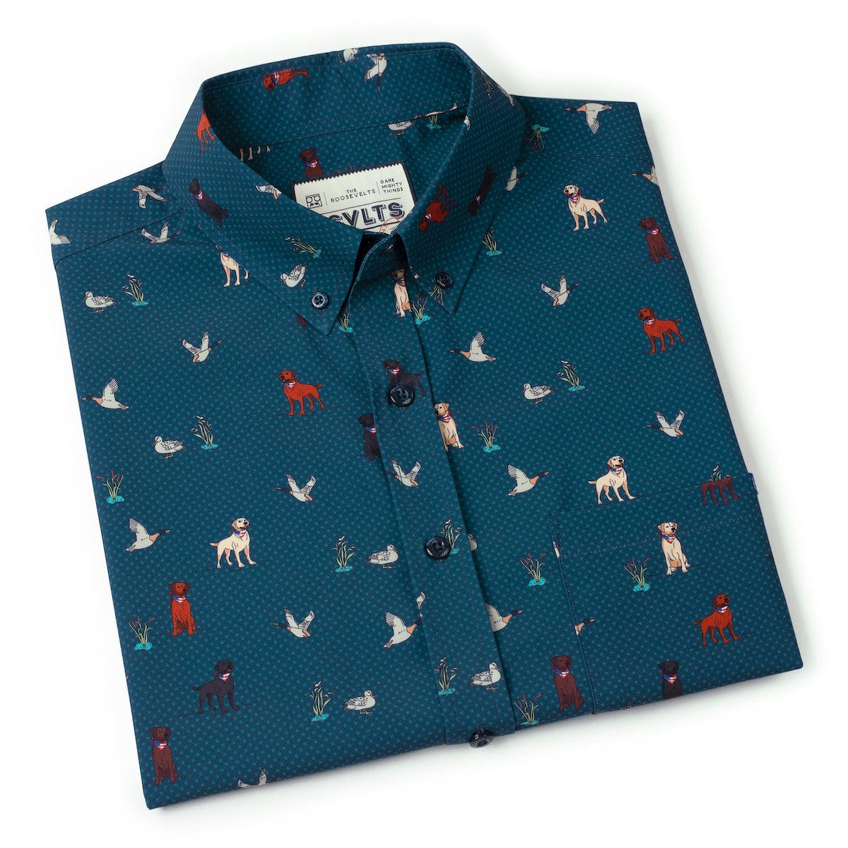 Duck, Duck, Dog! – KUNUFLEX Short Sleeve Shirt - Image 8