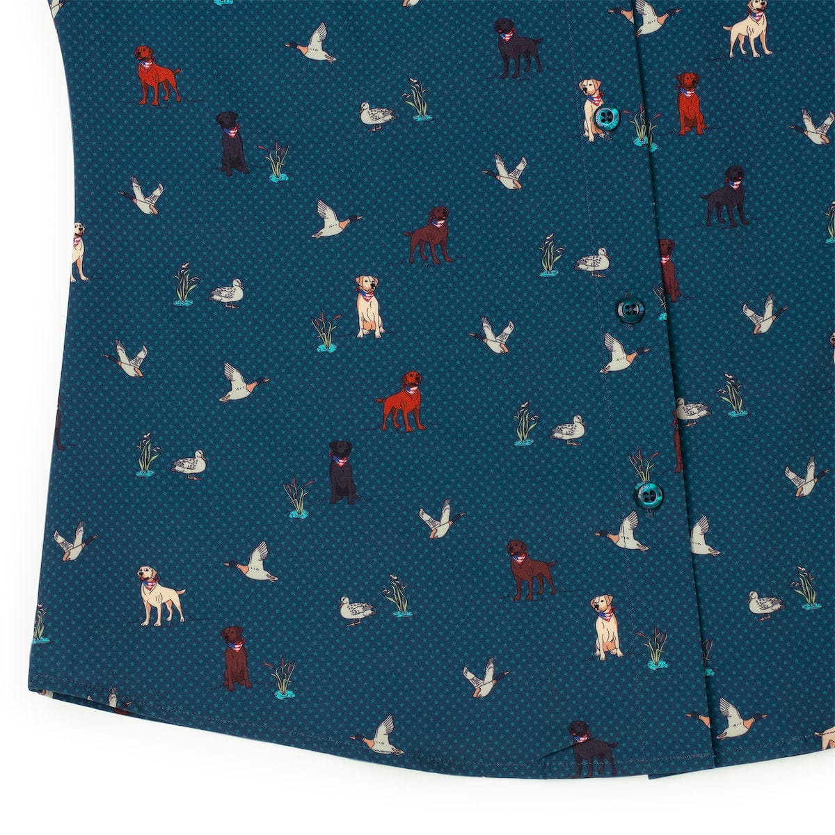 Duck, Duck, Dog! – Women's KUNUFLEX Short Sleeve Shirt - Image 7