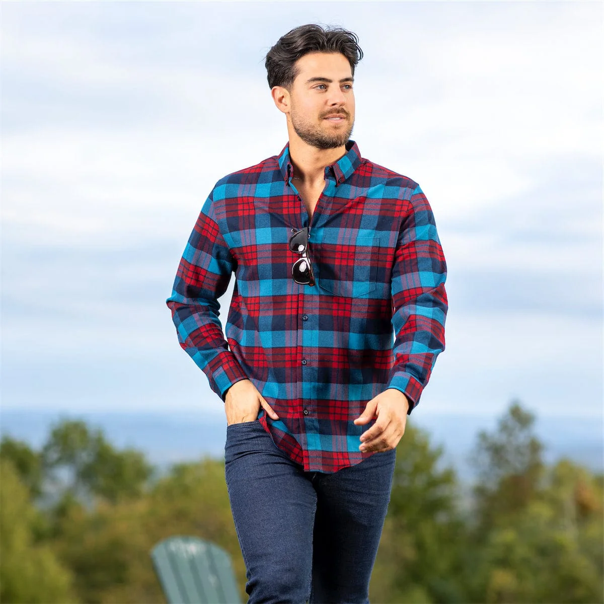 Flanis Joplin – BorlandFlex™ Long Sleeve Flannel - Image 3
