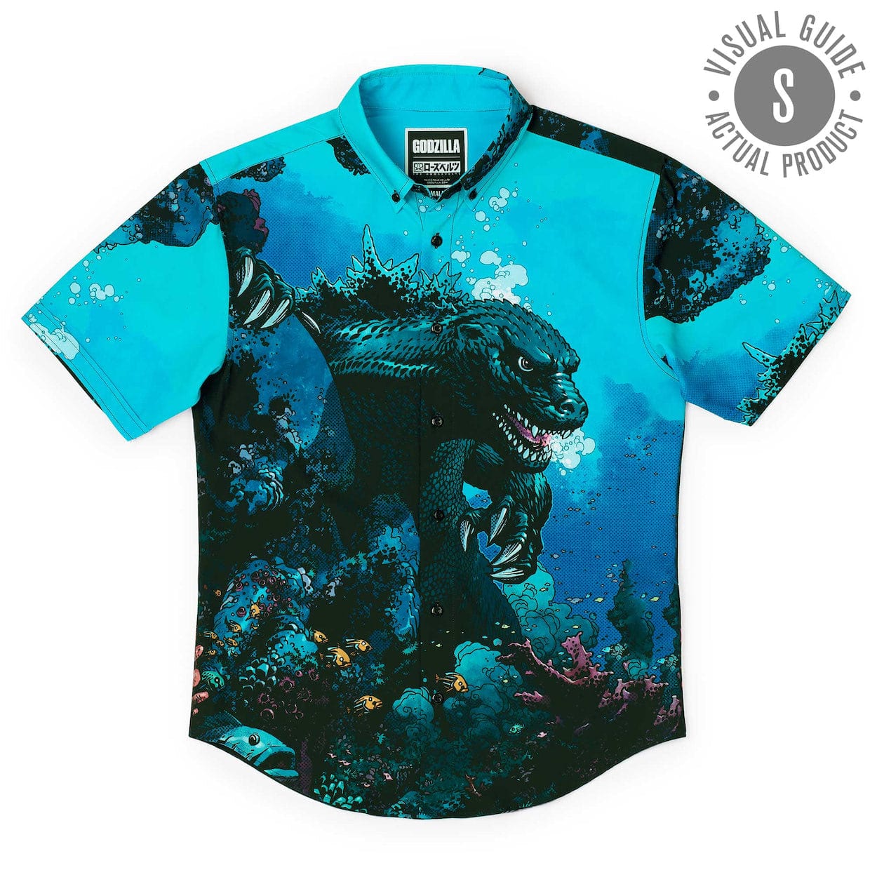 Godzilla “From the Depths” – KUNUFLEX Short Sleeve Shirt - Image 6