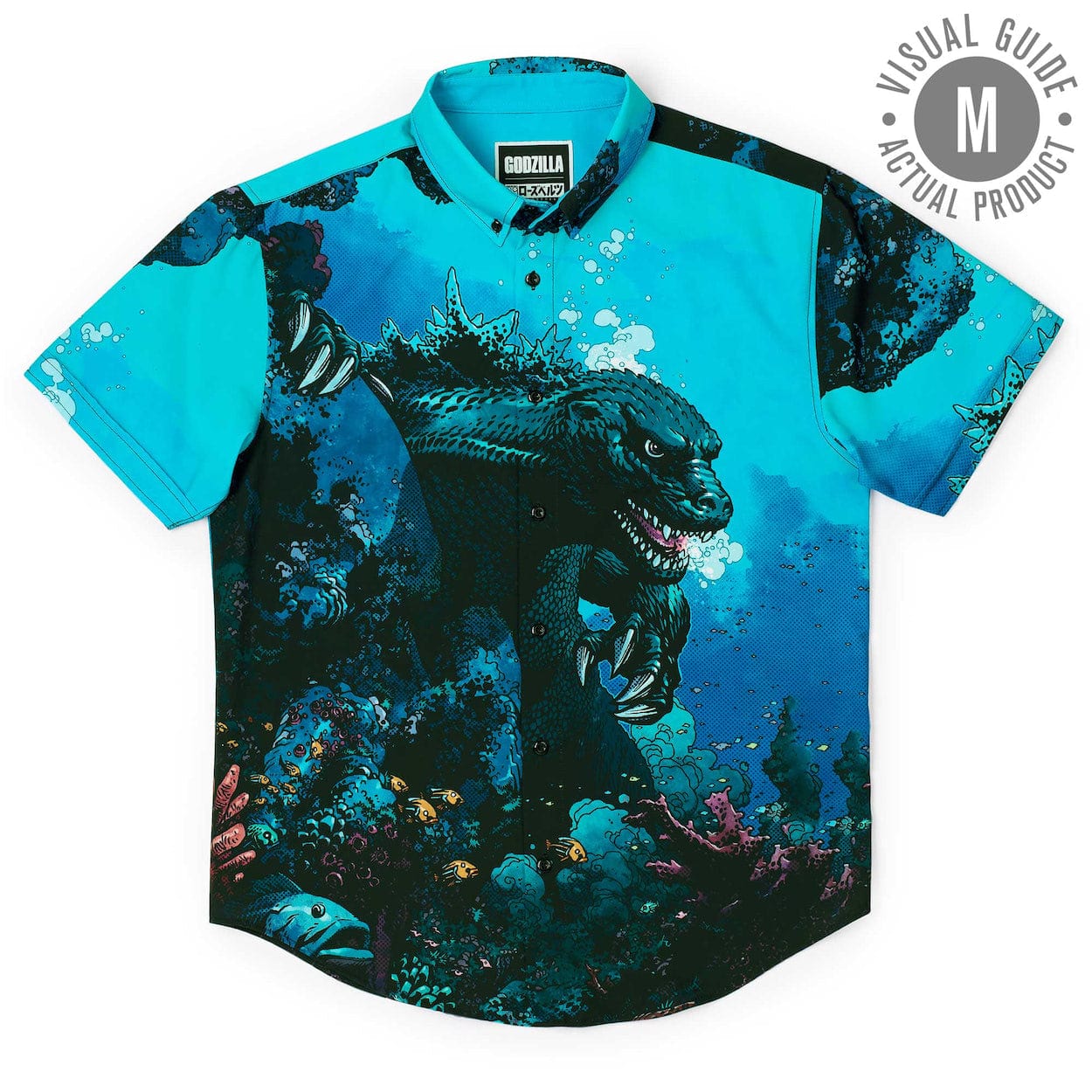 Godzilla “From the Depths” – KUNUFLEX Short Sleeve Shirt - Image 7