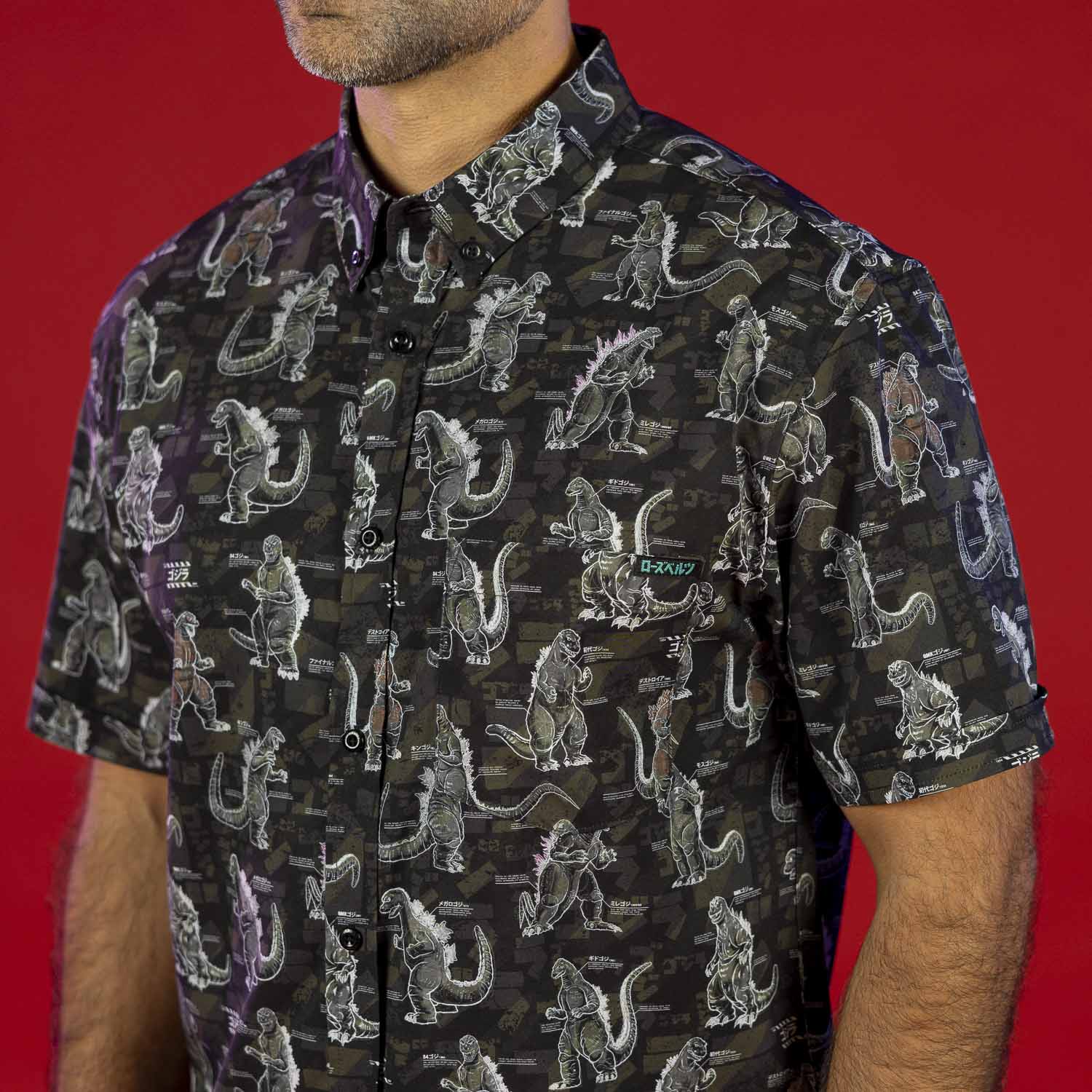 Godzilla "Gojivolution" – KUNUFLEX Short Sleeve Shirt - Image 4