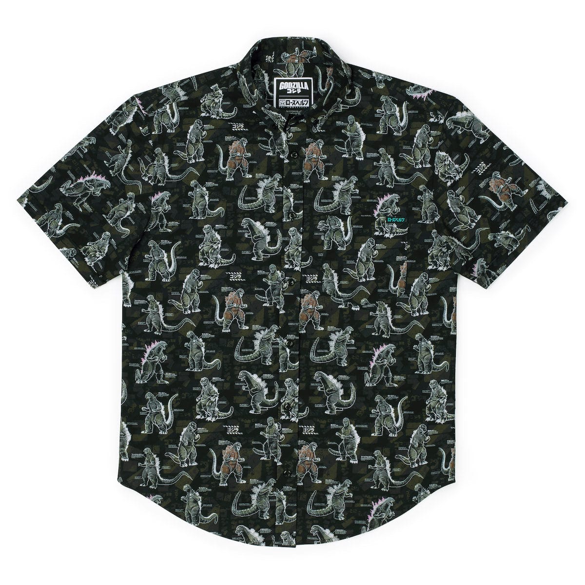 Godzilla "Gojivolution" – KUNUFLEX Short Sleeve Shirt - Image 5
