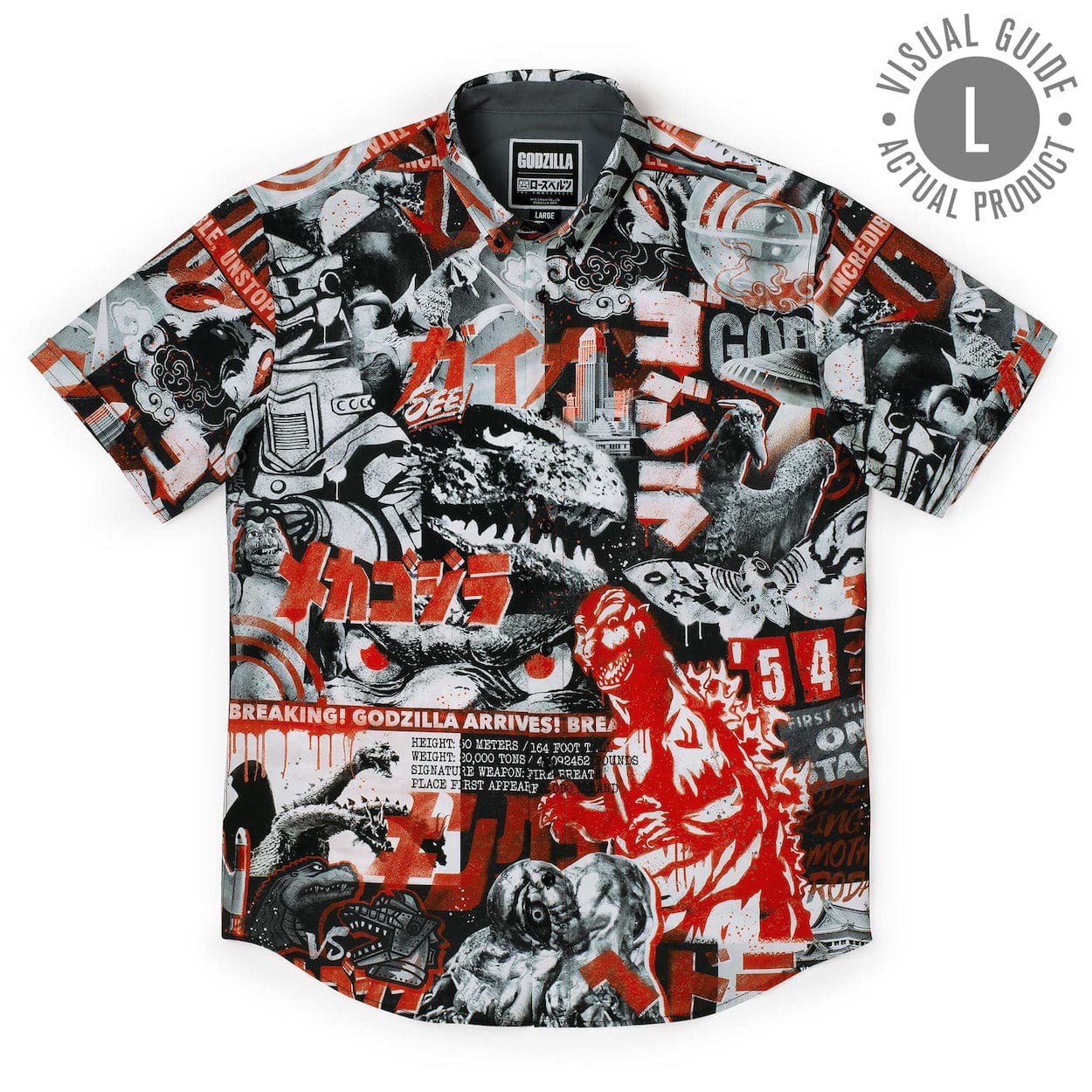 Godzilla “King of the Monsters” – KUNUFLEX Short Sleeve Shirt - Image 10