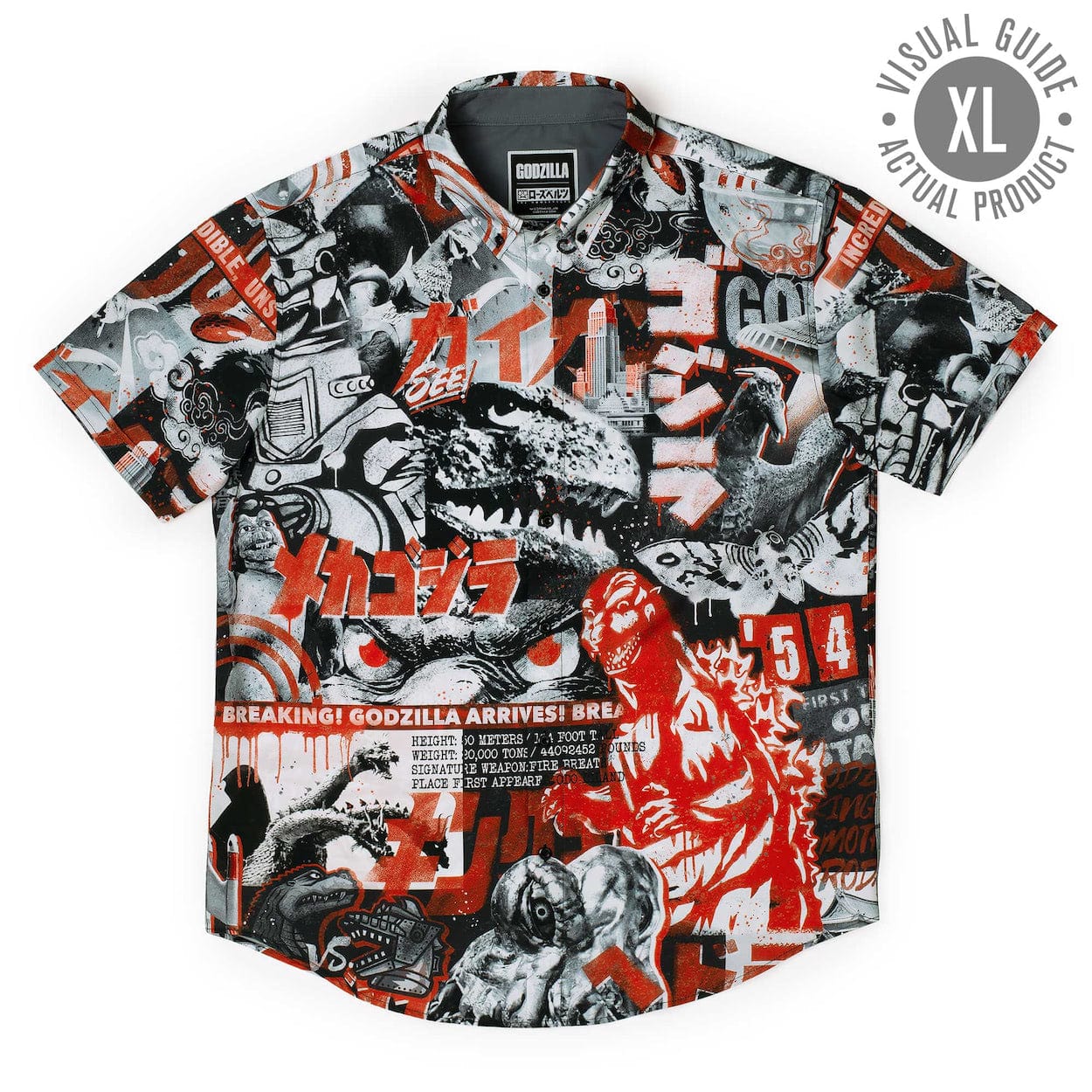 Godzilla “King of the Monsters” – KUNUFLEX Short Sleeve Shirt - Image 11