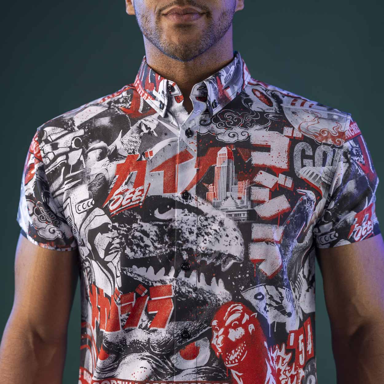 Godzilla “King of the Monsters” – KUNUFLEX Short Sleeve Shirt - Image 5
