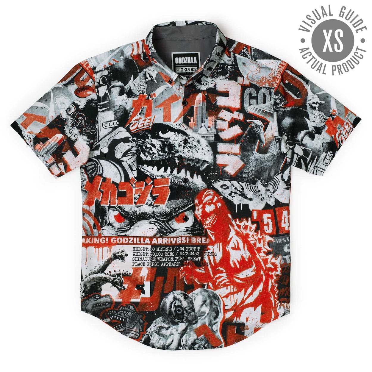 Godzilla “King of the Monsters” – KUNUFLEX Short Sleeve Shirt - Image 7