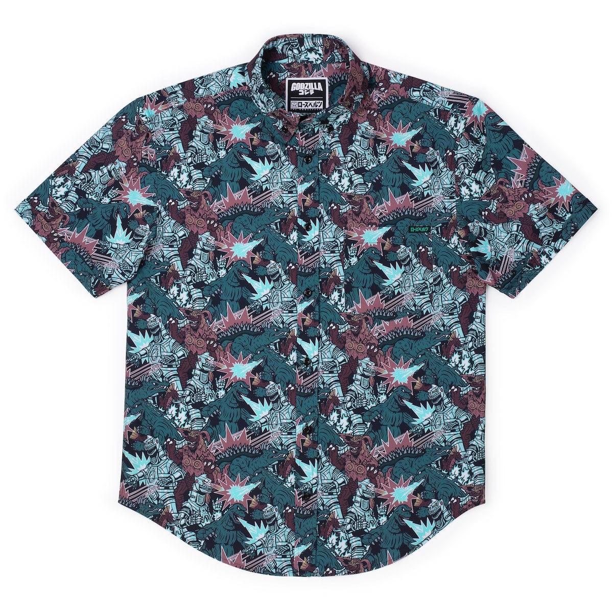 Godzilla "Monsters and Mecha" – KUNUFLEX Short Sleeve Shirt - Image 5