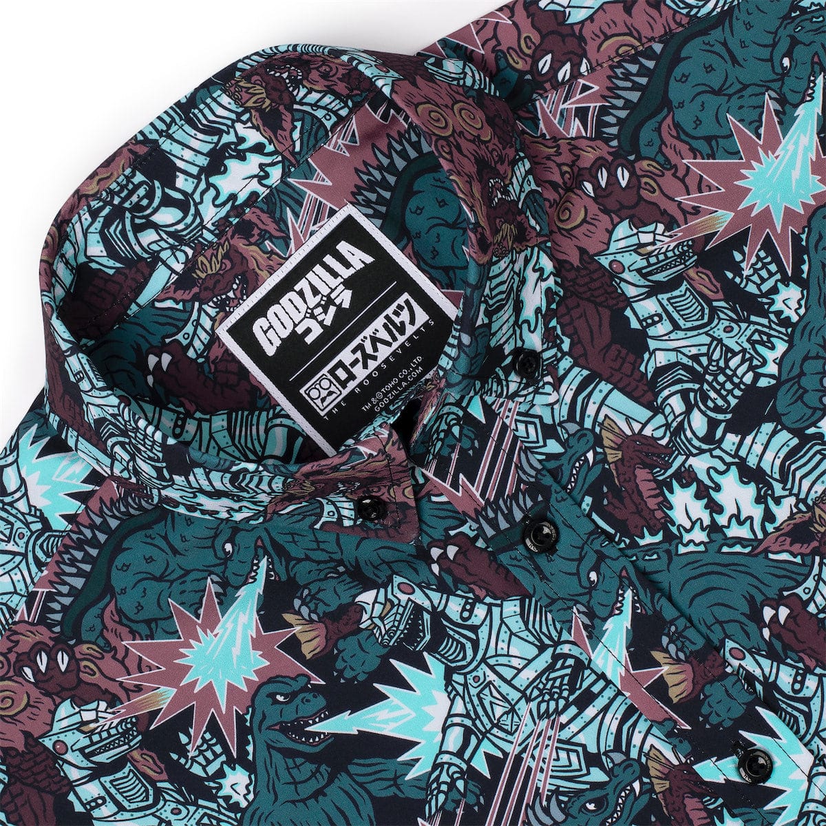 Godzilla "Monsters and Mecha" – KUNUFLEX Short Sleeve Shirt - Image 6