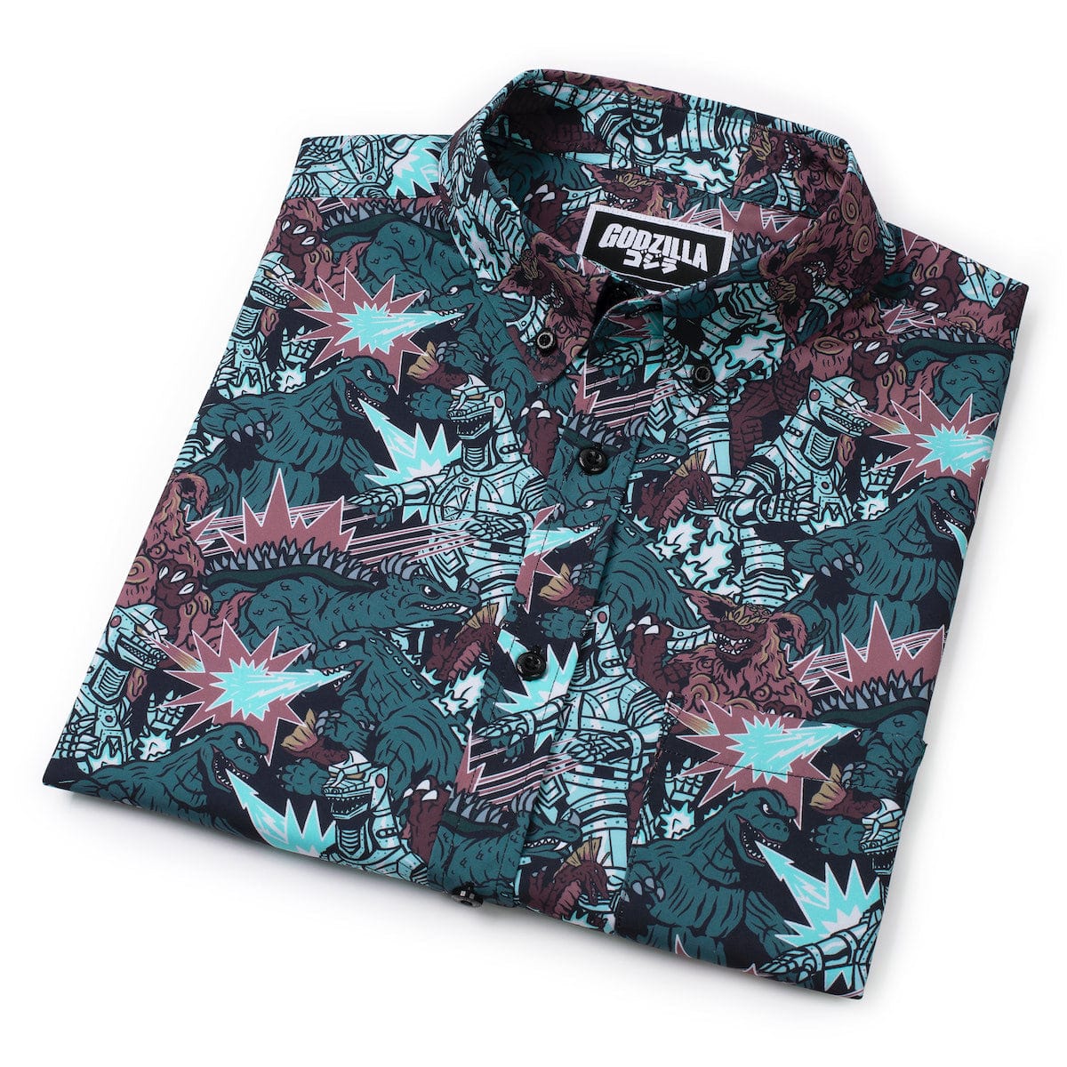 Godzilla "Monsters and Mecha" – KUNUFLEX Short Sleeve Shirt - Image 8