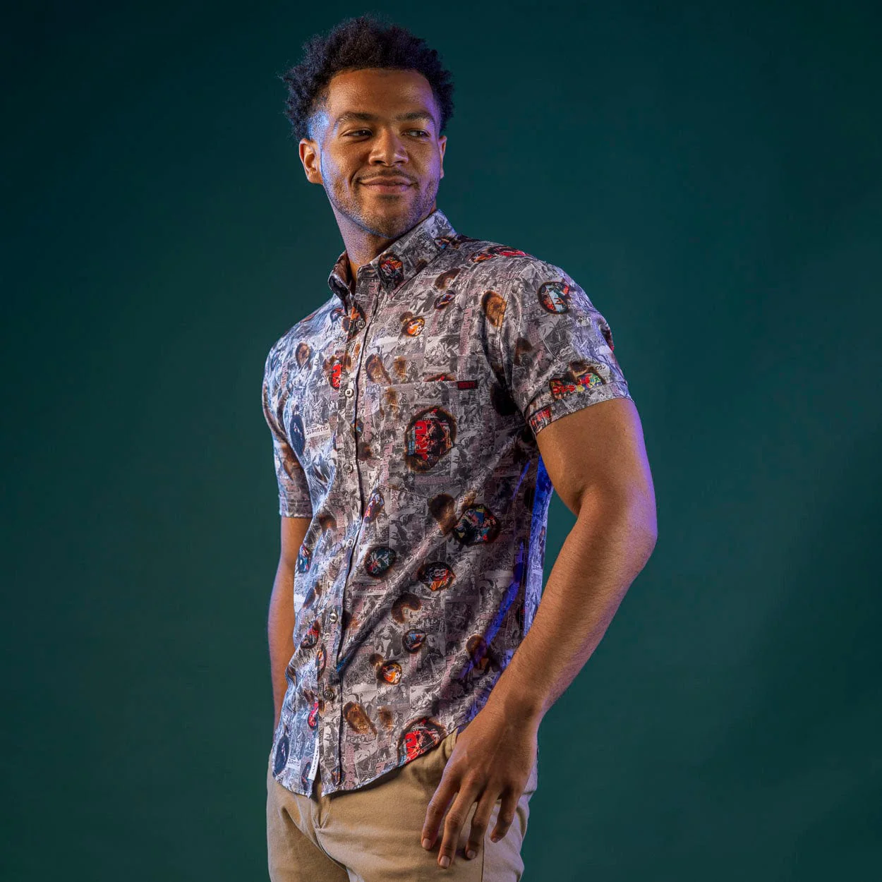 Godzilla “Silver Screen Scorcher” – KUNUFLEX Short Sleeve Shirt - Image 3