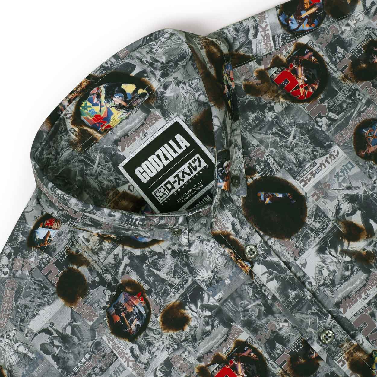 Godzilla “Silver Screen Scorcher” – KUNUFLEX Short Sleeve Shirt - Image 5