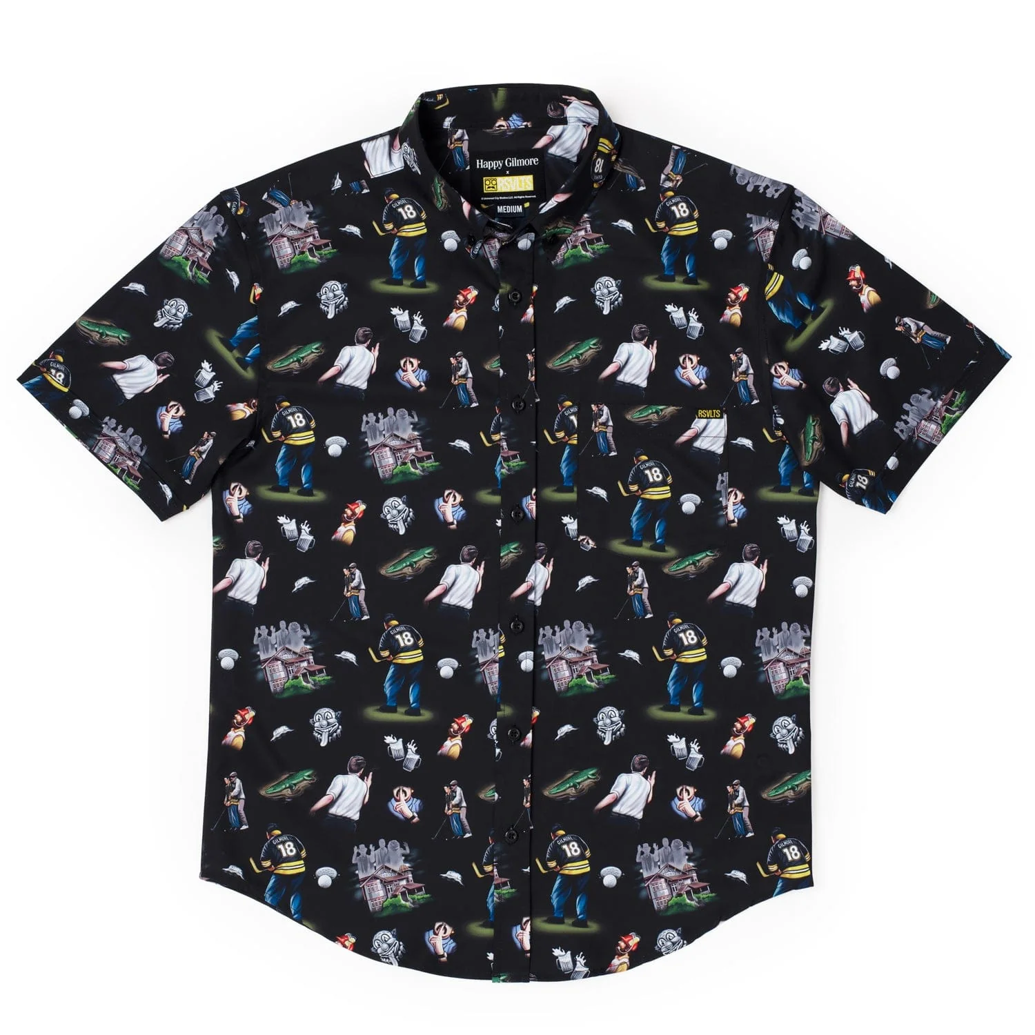 Happy Gilmore “It’s All in the Hips” – KUNUFLEX Short Sleeve Shirt - Image 3