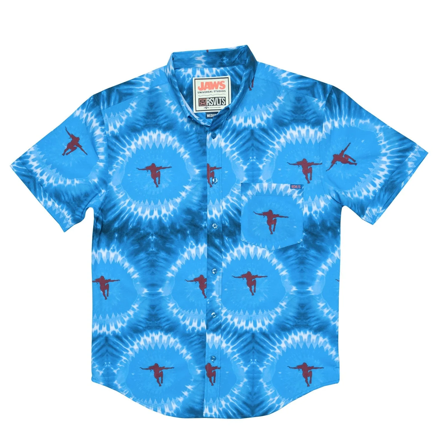 Jaws "Night Swim" – KUNUFLEX Short Sleeve Shirt - Image 3