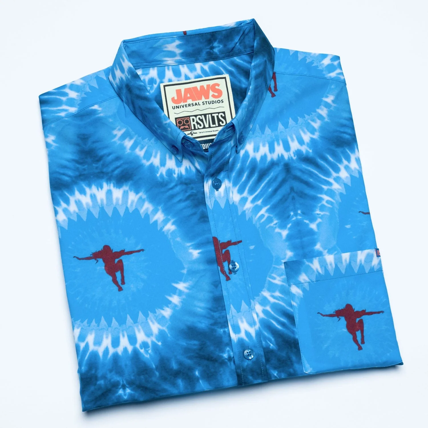 Jaws "Night Swim" – KUNUFLEX Short Sleeve Shirt - Image 8