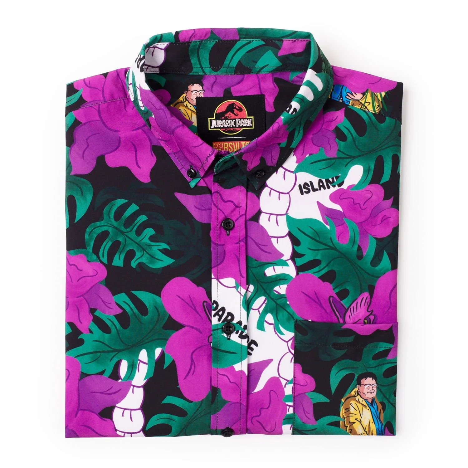 Jurassic Park "Nobody Cares" – KUNUFLEX Short Sleeve Shirt - Image 10