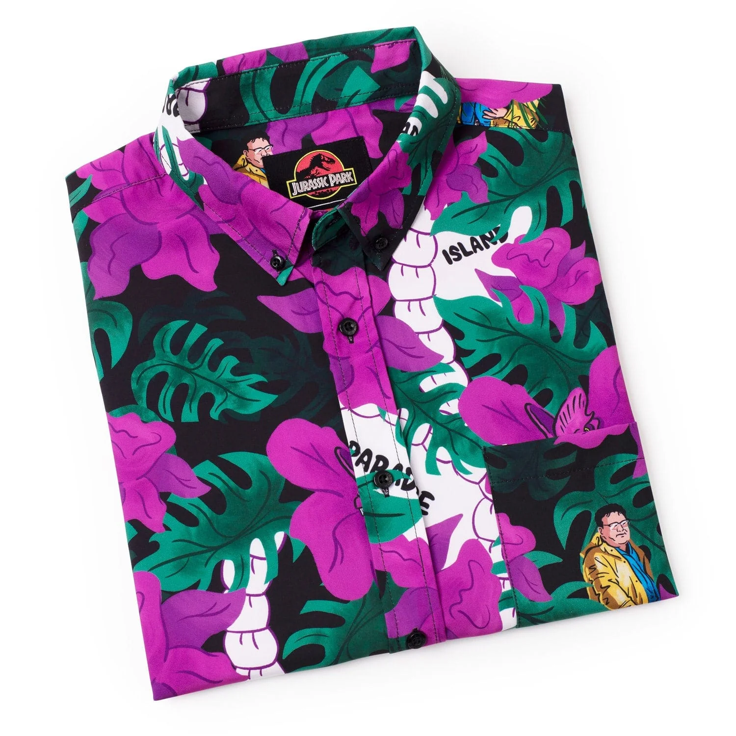 Jurassic Park "Nobody Cares" – KUNUFLEX Short Sleeve Shirt - Image 11