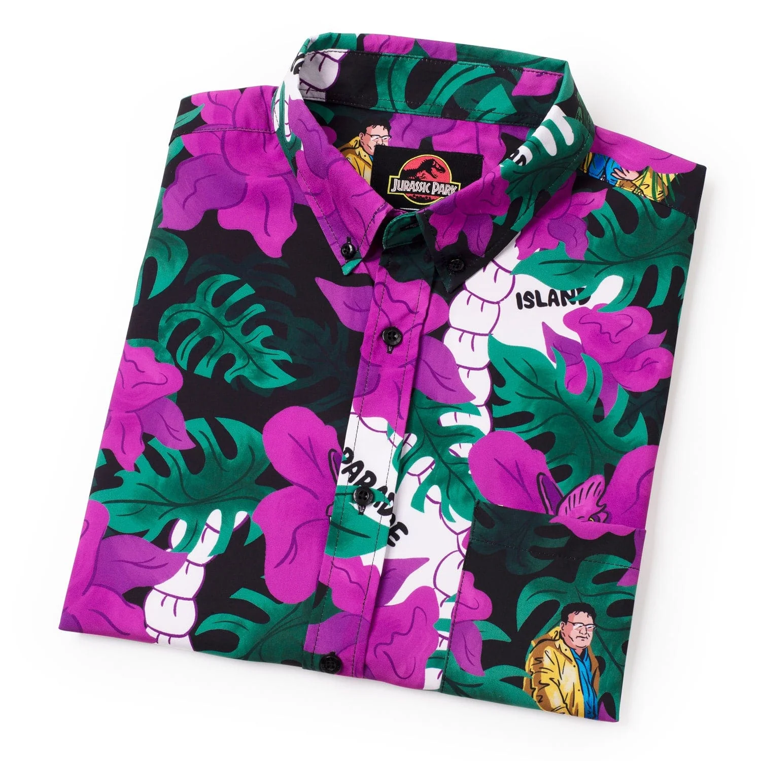 Jurassic Park "Nobody Cares" – KUNUFLEX Short Sleeve Shirt - Image 12