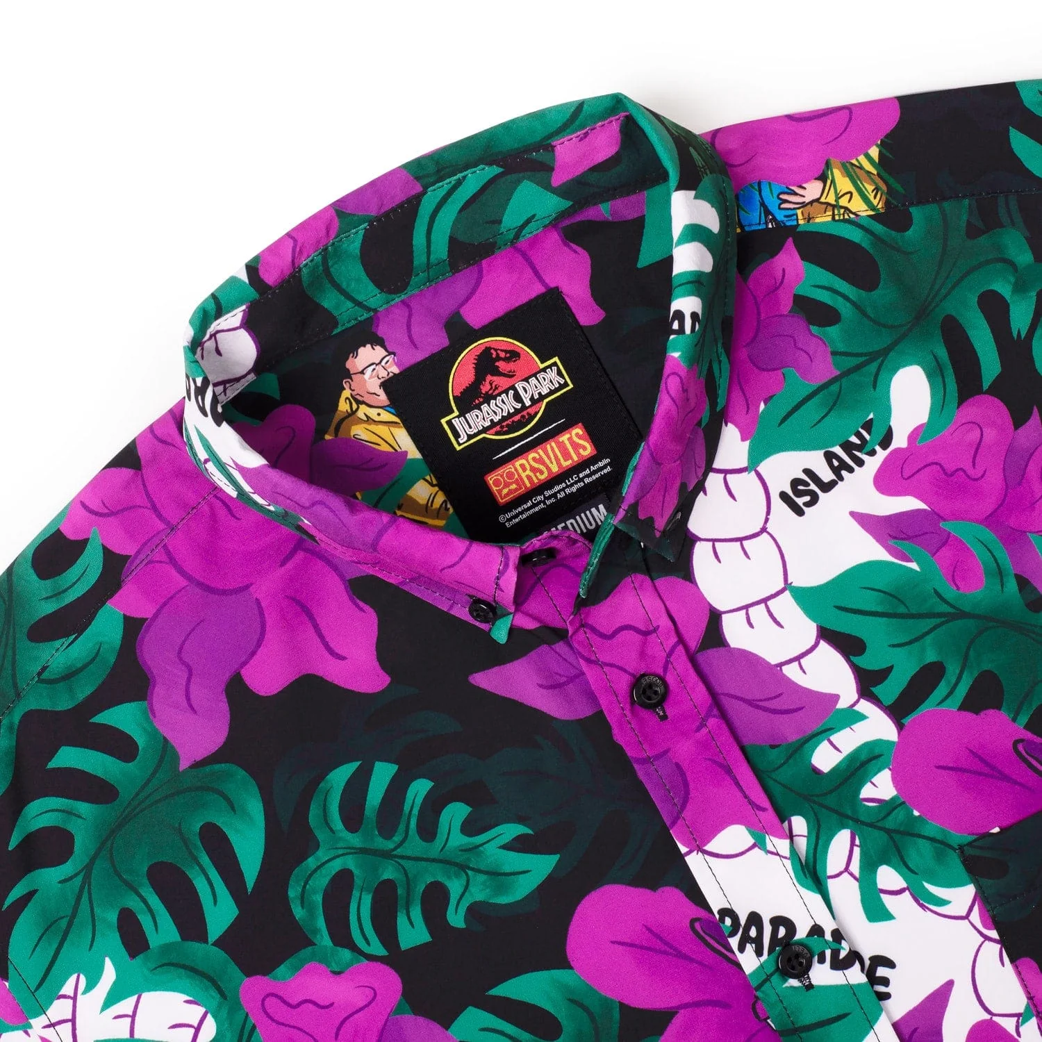 Jurassic Park "Nobody Cares" – KUNUFLEX Short Sleeve Shirt - Image 5