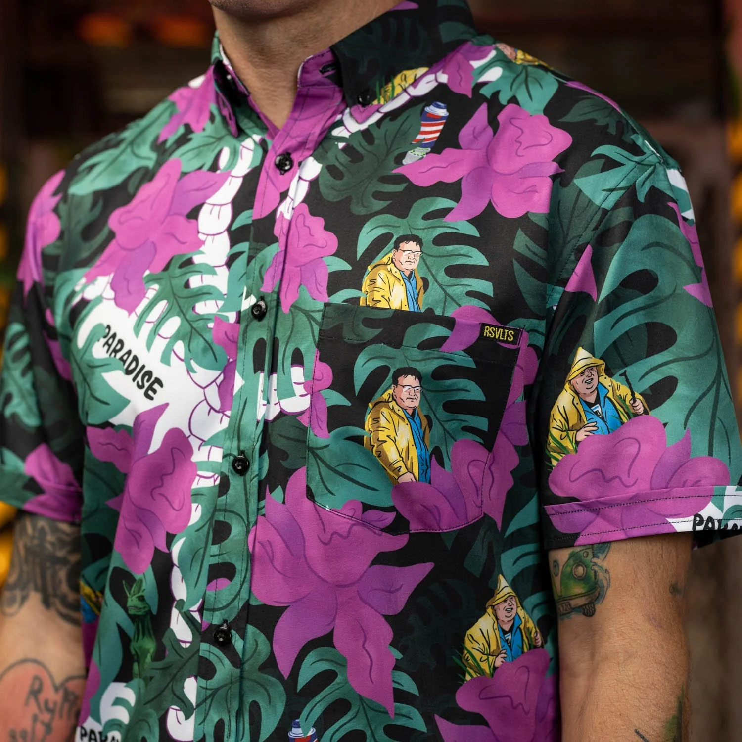 Jurassic Park "Nobody Cares" – KUNUFLEX Short Sleeve Shirt - Image 6