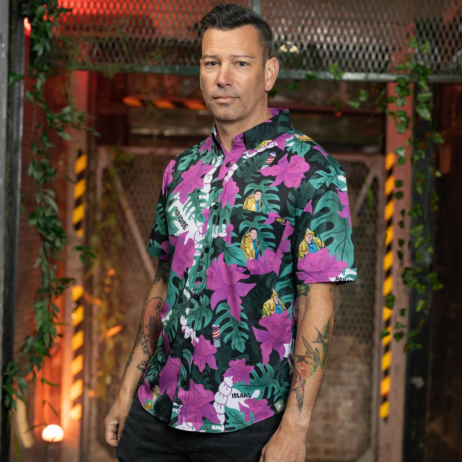 Jurassic Park "Nobody Cares" – KUNUFLEX Short Sleeve Shirt - Image 7