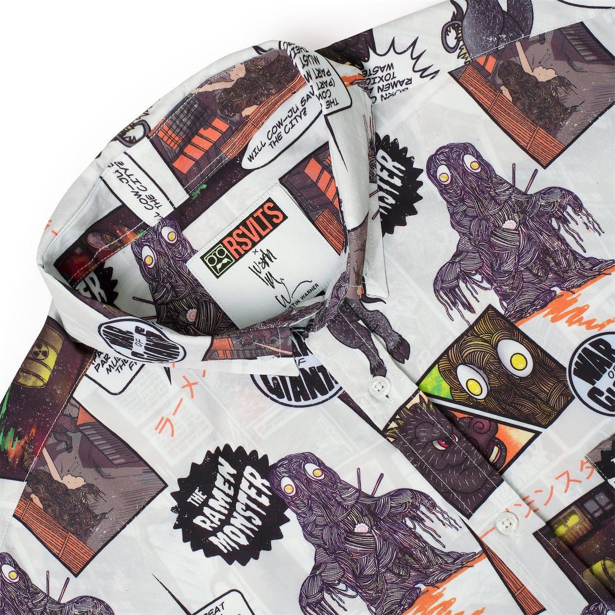 Justin Warner "Atomic Ramen" – KUNUFLEX Short Sleeve Shirt - Image 5