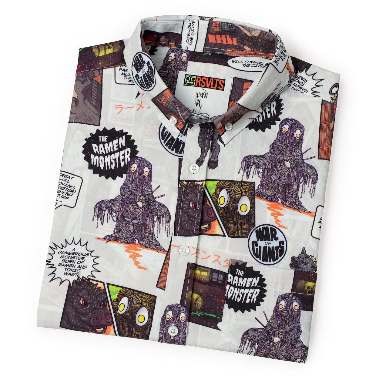 Justin Warner "Atomic Ramen" – KUNUFLEX Short Sleeve Shirt - Image 9