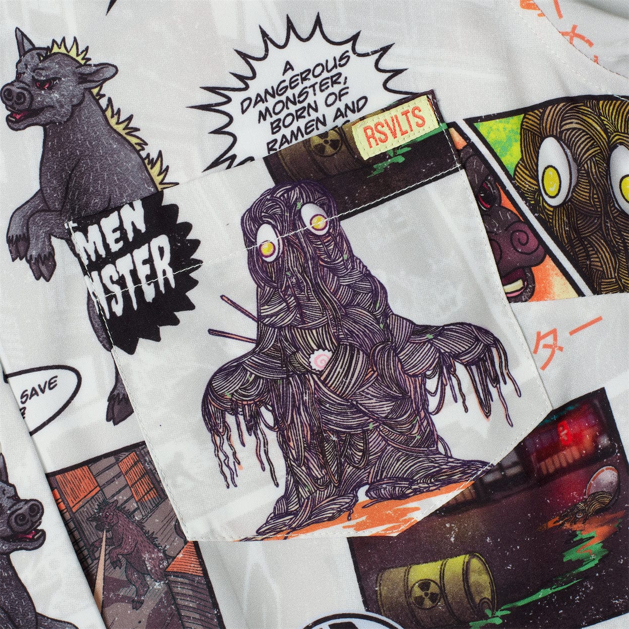 Justin Warner "Atomic Ramen" – Women's KUNUFLEX Short Sleeve Shirt - Image 3