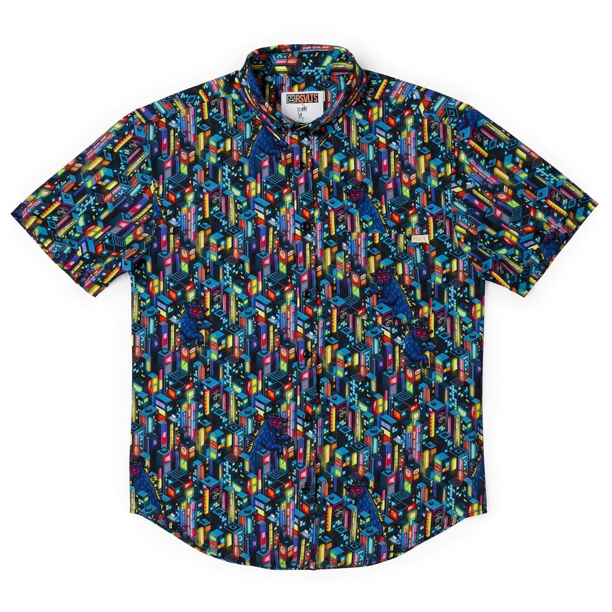 Justin Warner "Cow-crete Jungle" – KUNUFLEX Short Sleeve Shirt - Image 4