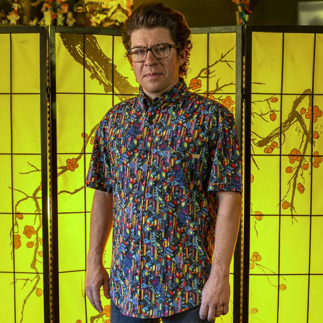 Justin Warner "Cow-crete Jungle" – KUNUFLEX Short Sleeve Shirt - Image 6