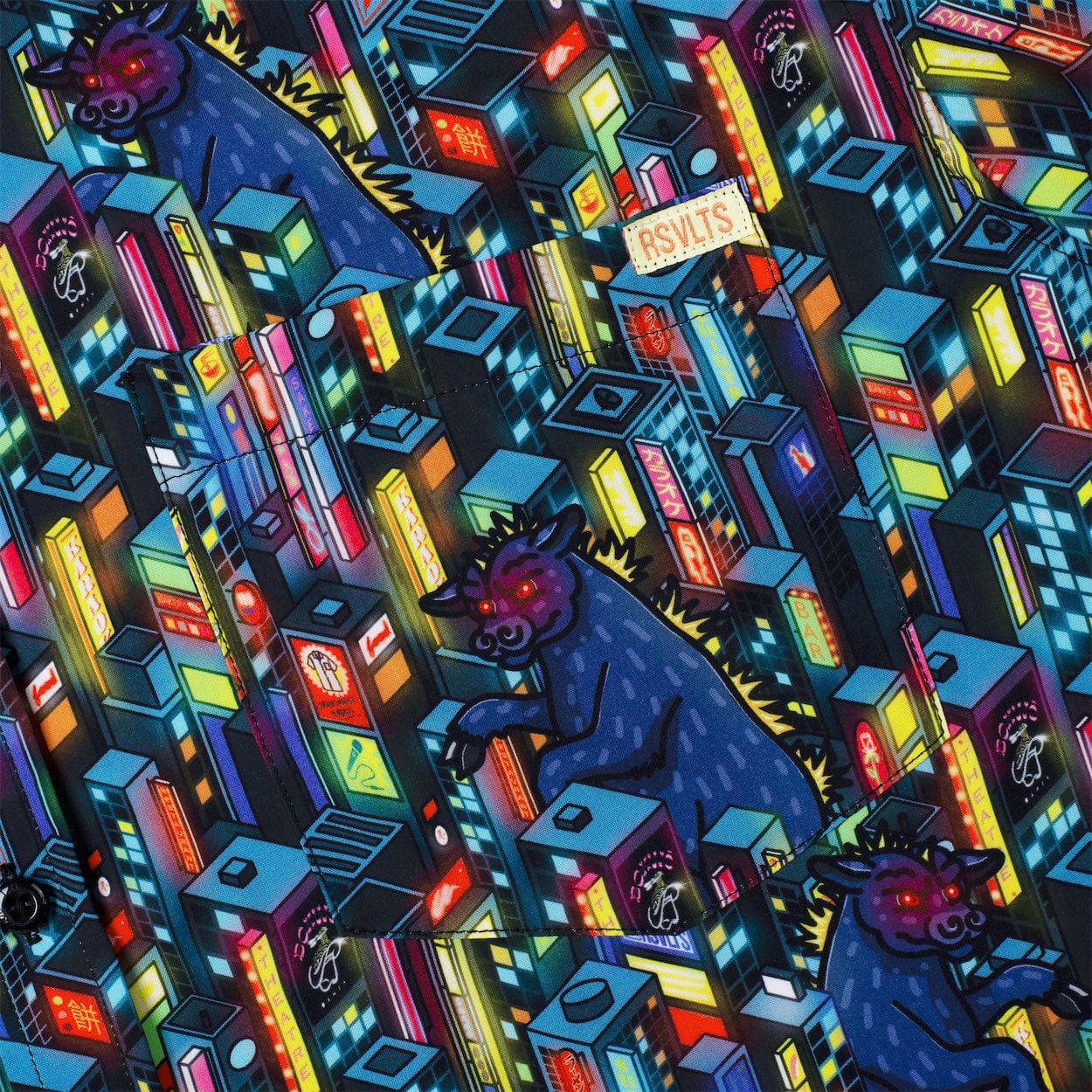 Justin Warner "Cow-crete Jungle" – KUNUFLEX Short Sleeve Shirt - Image 7