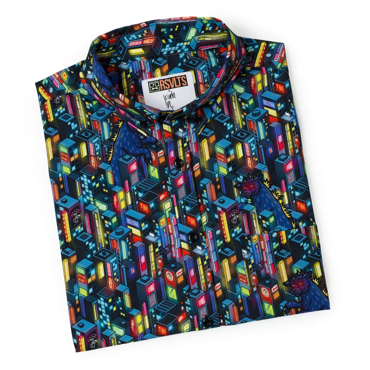 Justin Warner "Cow-crete Jungle" – KUNUFLEX Short Sleeve Shirt - Image 9