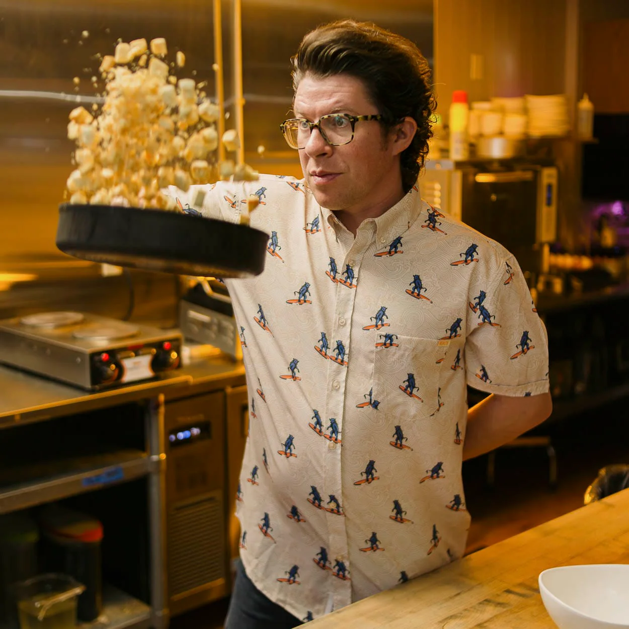 Justin Warner "Surf ‘n’ Turf" – KUNUFLEX Short Sleeve Shirt - Image 3