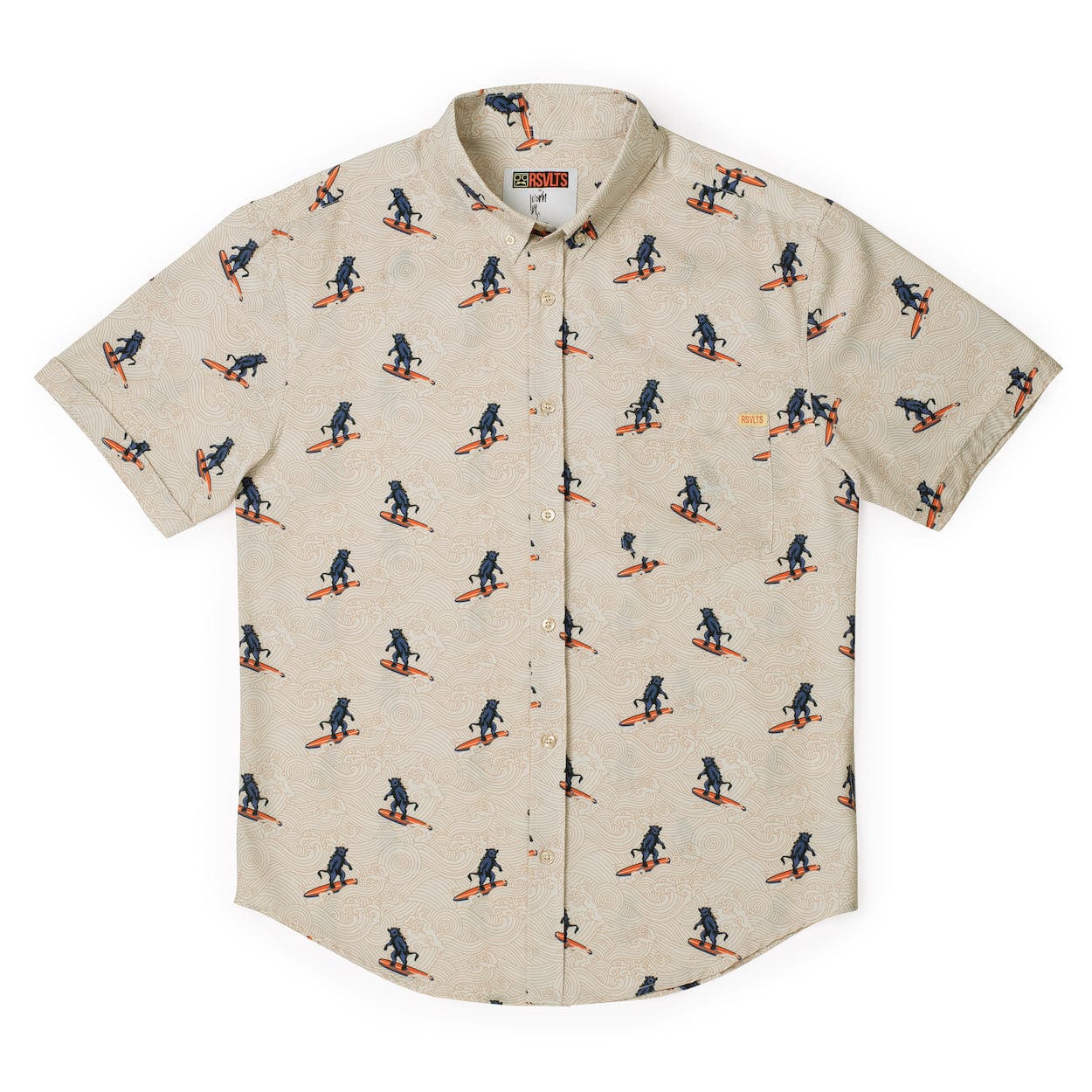 Justin Warner "Surf ‘n’ Turf" – KUNUFLEX Short Sleeve Shirt - Image 4