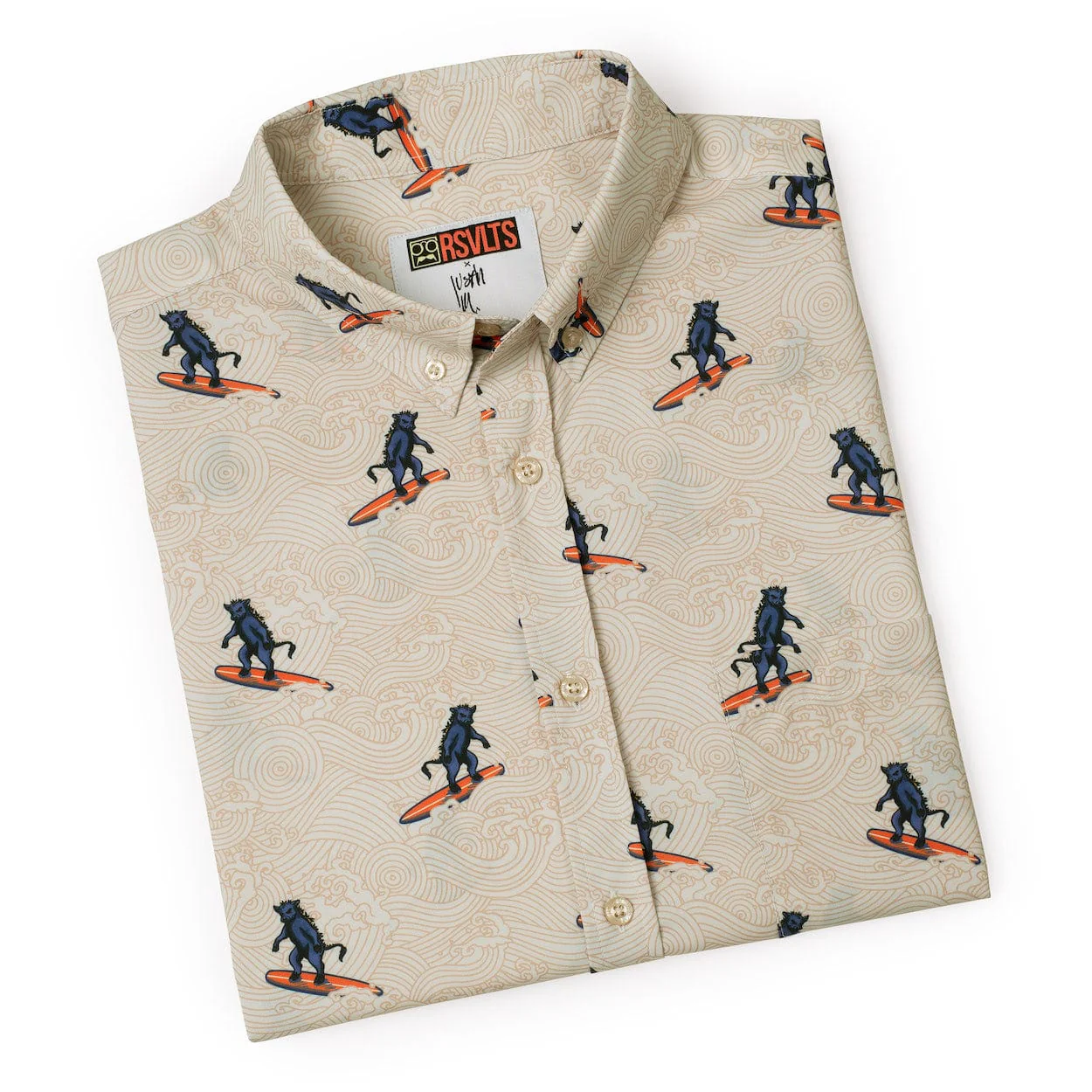 Justin Warner "Surf ‘n’ Turf" – KUNUFLEX Short Sleeve Shirt - Image 9