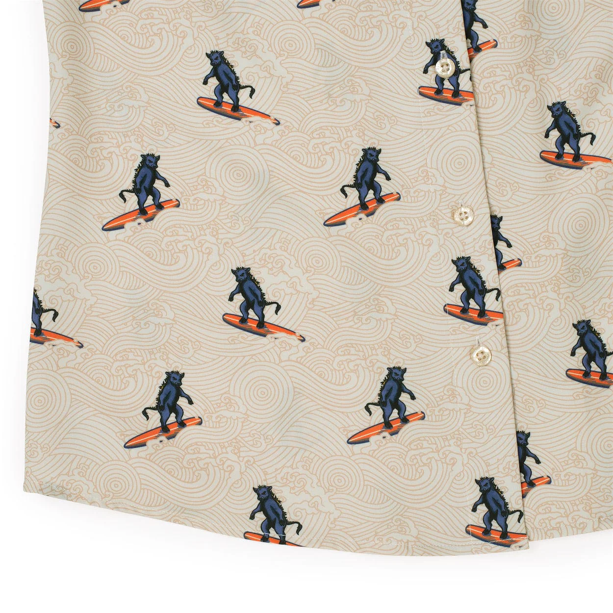 Justin Warner "Surf ‘n’ Turf" – Women's KUNUFLEX Short Sleeve Shirt - Image 4